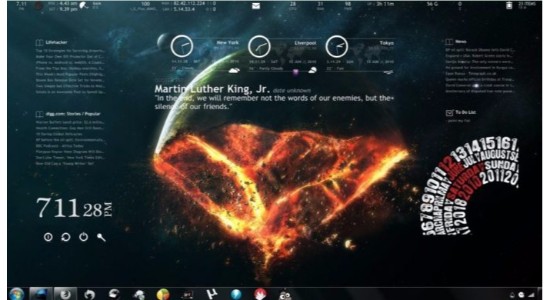 End of the World Rainmeter Theme