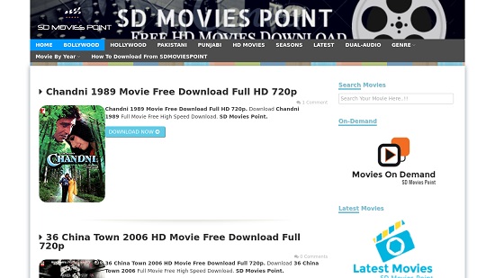SD Movies Point Movie Download Sites