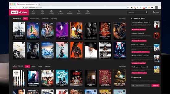 YesMovies Movie Streaming Sites