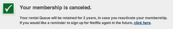 confermation cancel
